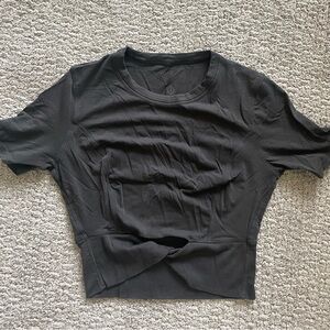 Lululemon Athletica Twisted Knot Crop Top